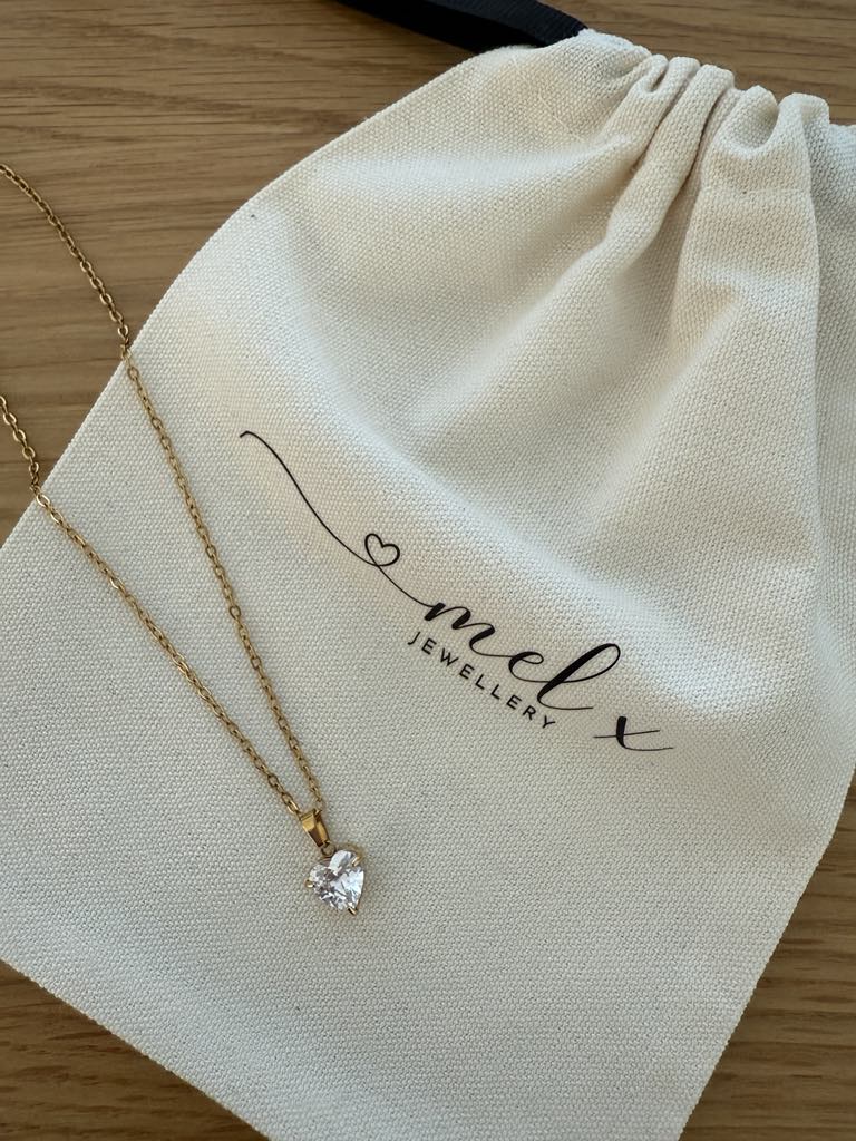 Necklace - Lustre Line Collection Gold Heart