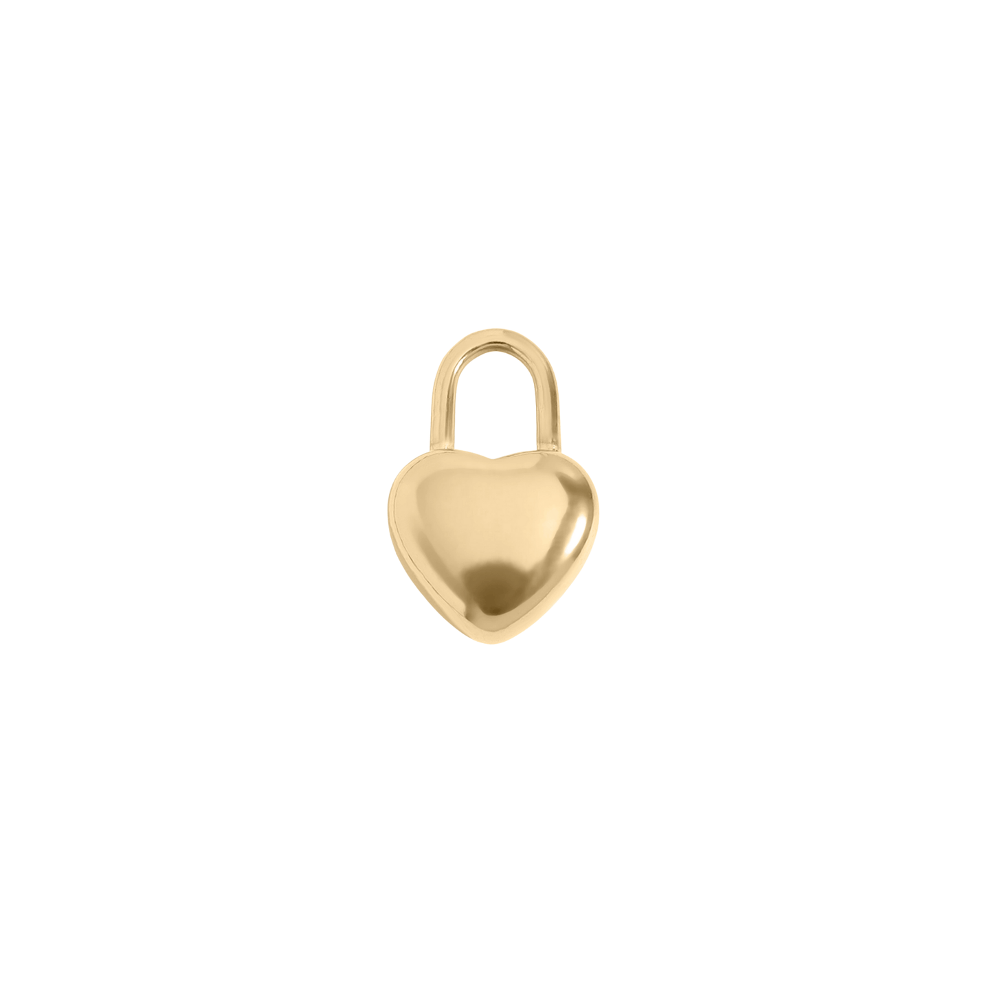 Heart Padlock Charm