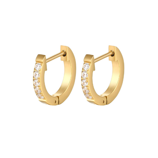 Earrings - Lustre Line Collection Hoops