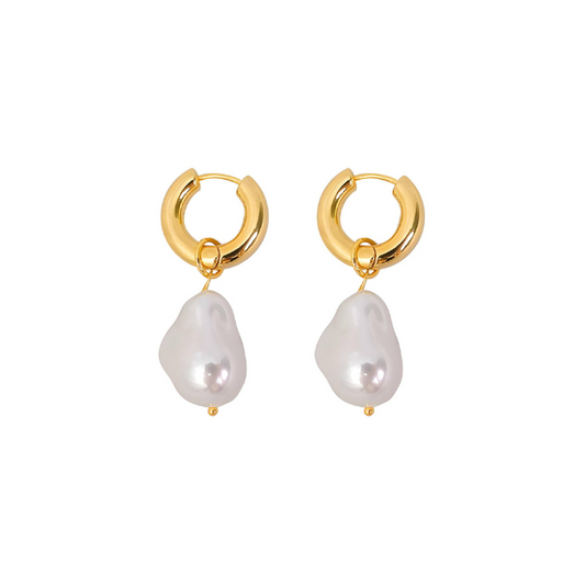 Earrings - Chunky Pearl Drops