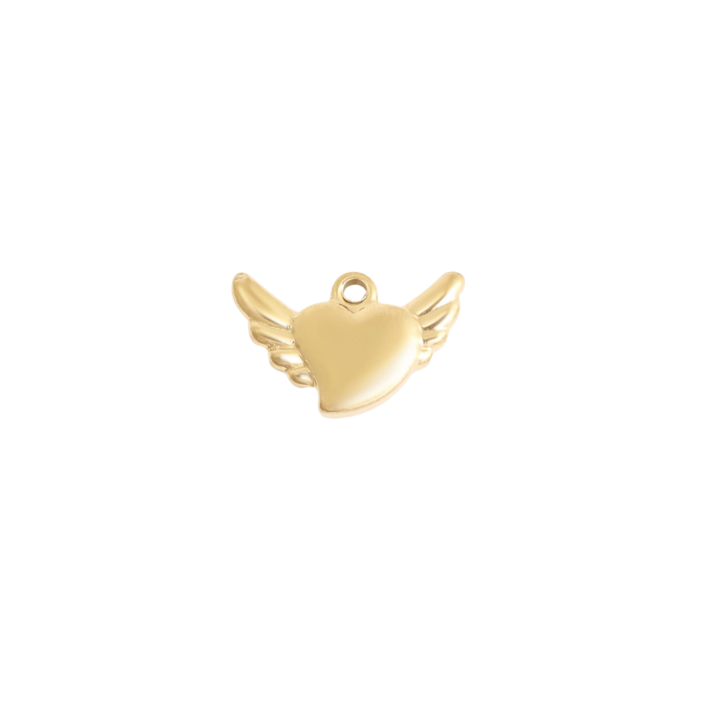 Heart Angel Wings Charm
